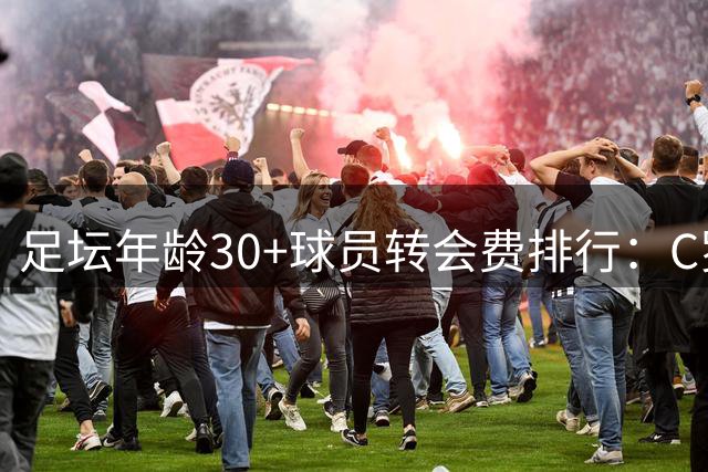 足坛年龄30+球员转会费排行：C罗1.17亿欧居首，凯恩9500万欧次之